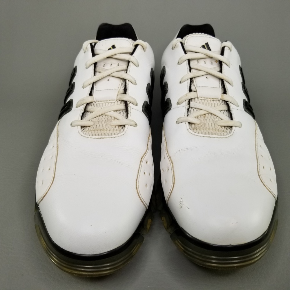 adidas Powerband Leather Soft Spike Golf Shoes 11 - Picture 5 of 8